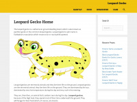 leopard-gecko.org Webseite Vorschau