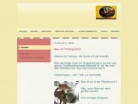 clickerpferde.at Webseite Vorschau