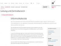 id.unibe.ch Webseite Vorschau