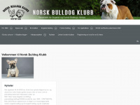 norskbulldogklubb.net Webseite Vorschau