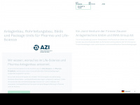 azi.ch Webseite Vorschau