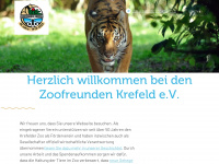 zoofreunde-krefeld.de Webseite Vorschau