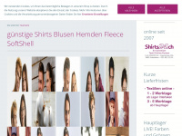 shirts24.ch Webseite Vorschau