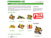 freshbox.ch Webseite Vorschau