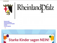 kinderrechte.rlp.de Webseite Vorschau