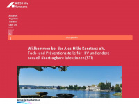 aidshilfe-konstanz.de Webseite Vorschau