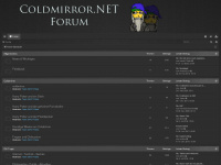 coldmirror.net Webseite Vorschau