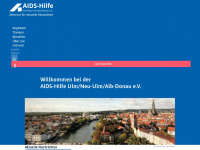aidshilfe-ulm.de Webseite Vorschau