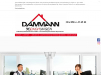 dammann-dach.de Webseite Vorschau