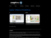 sceptros.de Webseite Vorschau