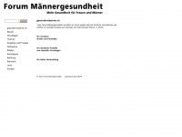 gesunde-maenner.ch Webseite Vorschau