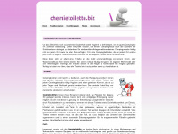 chemietoilette.biz Webseite Vorschau