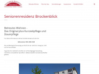 brockenblick.de Webseite Vorschau