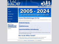 wilser-gmbh.de Webseite Vorschau