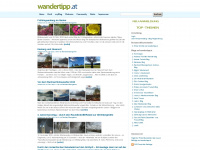 wandertipp.at Webseite Vorschau