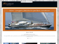 yes-yachts.com Webseite Vorschau
