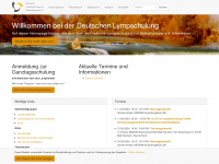 deutsche-lymphschulung.de Webseite Vorschau