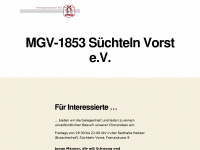 mgv1853.de Webseite Vorschau