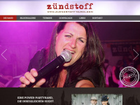 zuendstoff-music.com Webseite Vorschau