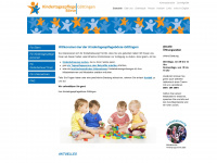 kindertagespflege-goe.de Webseite Vorschau