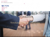 acton.ch Webseite Vorschau
