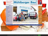 muehlberger-bau.de Webseite Vorschau