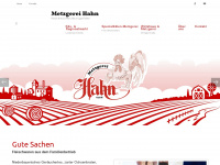 metzgerei-hahn.de Webseite Vorschau