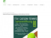 tsv-giesen-tennis.de Webseite Vorschau