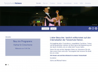 tanzschuleheinen.de Webseite Vorschau