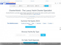 charterworld.com Webseite Vorschau