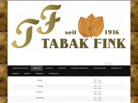 tabak-fink.de Webseite Vorschau