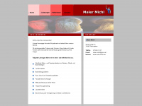 maler-michl.net Webseite Vorschau