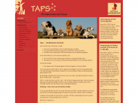 taps-hundeschule.de Webseite Vorschau