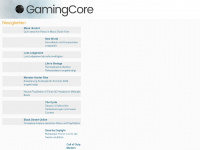 gamingcore.de Webseite Vorschau
