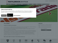 textildruckzentrum.de Webseite Vorschau