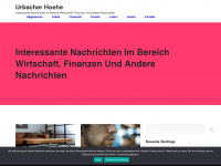 urbacherhoehe.de Webseite Vorschau