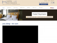 hotel-heymann.de Webseite Vorschau