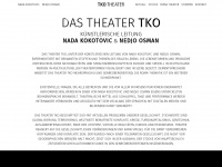 tko-theater.de Webseite Vorschau