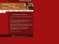afrikatage-dakar.de Webseite Vorschau