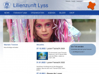 lilienzunft.ch Webseite Vorschau
