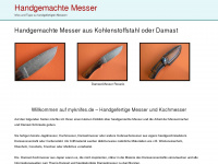 myknifes.de Webseite Vorschau