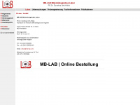 mb-lab.com Webseite Vorschau