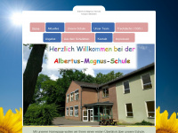 albertusmagnusschule.de Webseite Vorschau