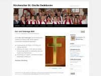 kirchenchor-oedekoven.de Webseite Vorschau