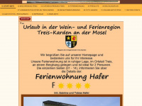 fewo-hafer.de Webseite Vorschau