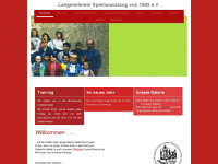 spielmannszug-langenstein.de Webseite Vorschau