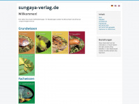 sungaya-verlag.de Webseite Vorschau