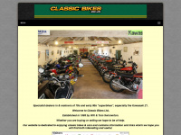 classicbikes.co.uk Webseite Vorschau
