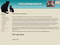 katzenpflegestelle.de Webseite Vorschau