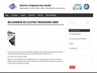 electric-engineering.at Webseite Vorschau